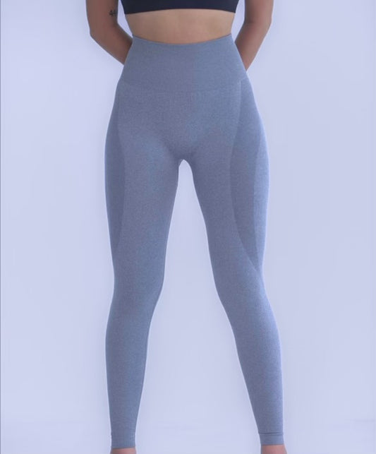 Light Gray Seamless Contour Leggings