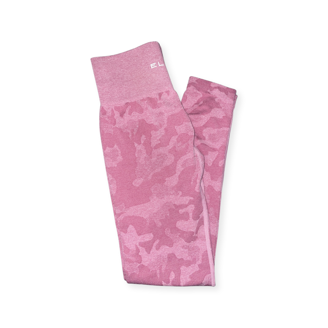 Pink Pastel Camo Seamless Leggings